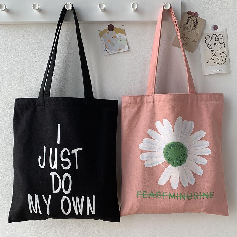 Женский рюкзак большой вместимости из черного холста с застежкой-молнией