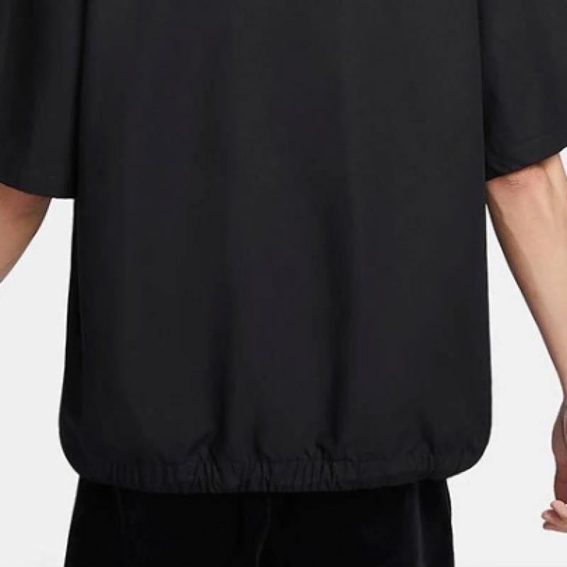 Nike Футболка с коротким рукавом Club Oxford Button Up Top Fn3903 010 S2407 Рубашка Куртка