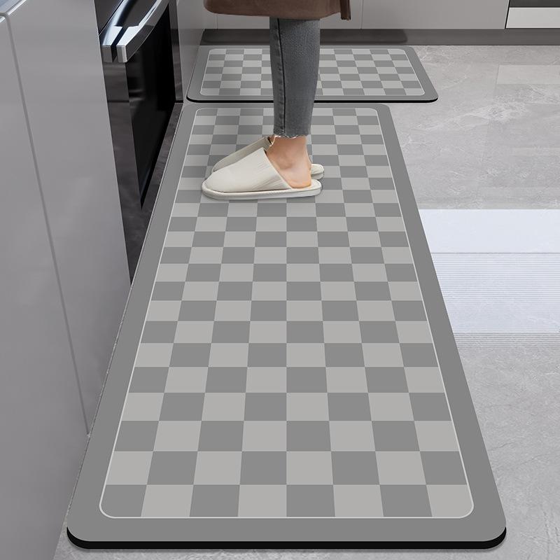 Коврик для пола кухни Diatom Mud Dirty Anti-slip Mat Simple Air-Soaching Water Absorbing Mat Home Easy to Cleaning Long Foot Mat