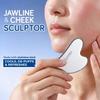 Охлаждающий инструмент для массажа лица Gua Sha из нержавеющей стали Moody Cool Contour™ для скульптурирования лица, лимфодренажа и уменьшения отечности | Охлаждающий массаж лица