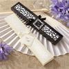 1pc Ivory Bridal Chinese Bamboo Silk Hand Fan Wedding Favors Guests Gifts