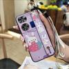 Soft Case Ring Phone Case For ZTE Nubia Z60 Ultra Back Cover Fashion Design Lanyard Waterproof Anti-knock Wrist Strap