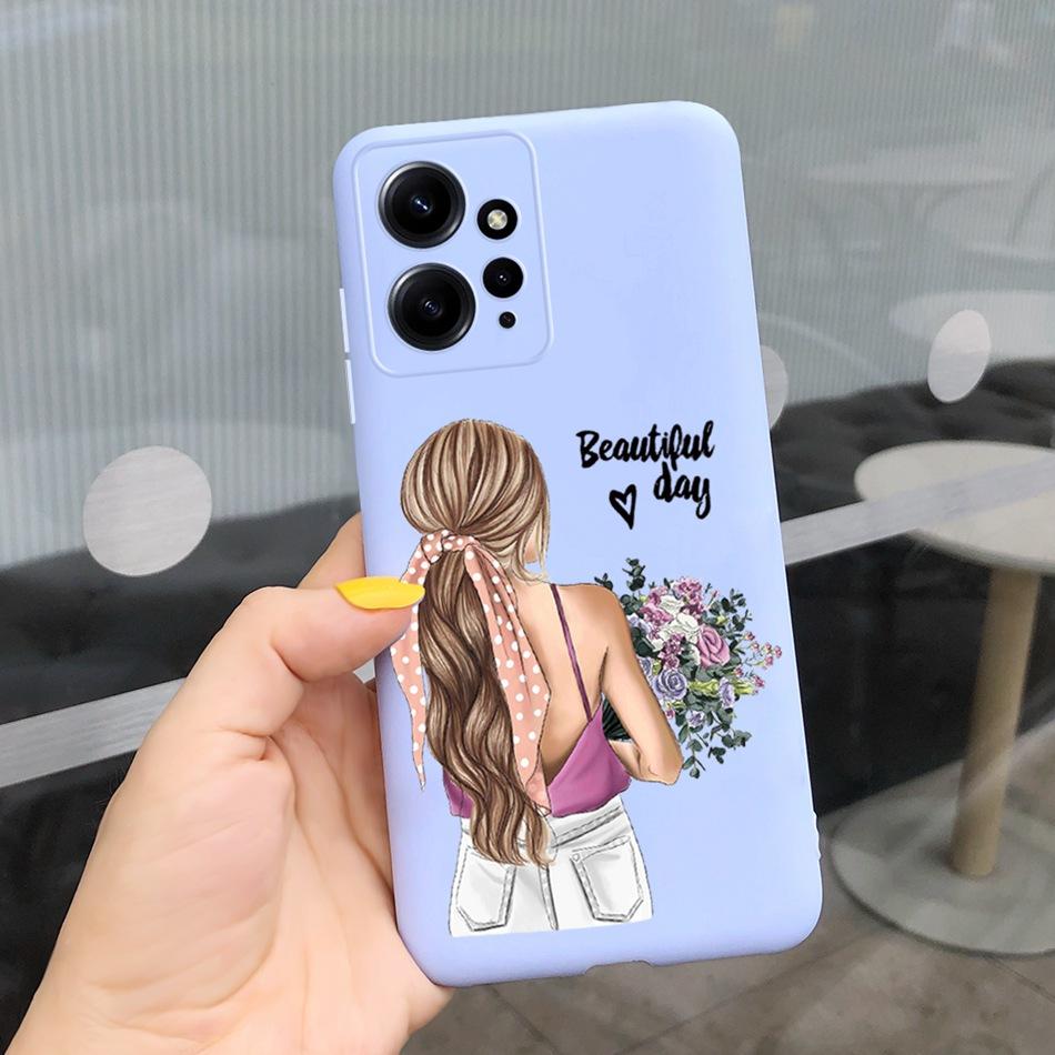 Чехол для Xiaomi Redmi Note 12 4G Note12 Pro Global Милый Подсолнух Конфетный Цвет Мягкий Силиконовый Чехол для Redmi Note 12 Pro 12Pro 5G