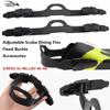 1 Pair Plastic Swimming Fins Straps Buckles Black Scuba Diving Replaceable  KEEP DIVING Accessories