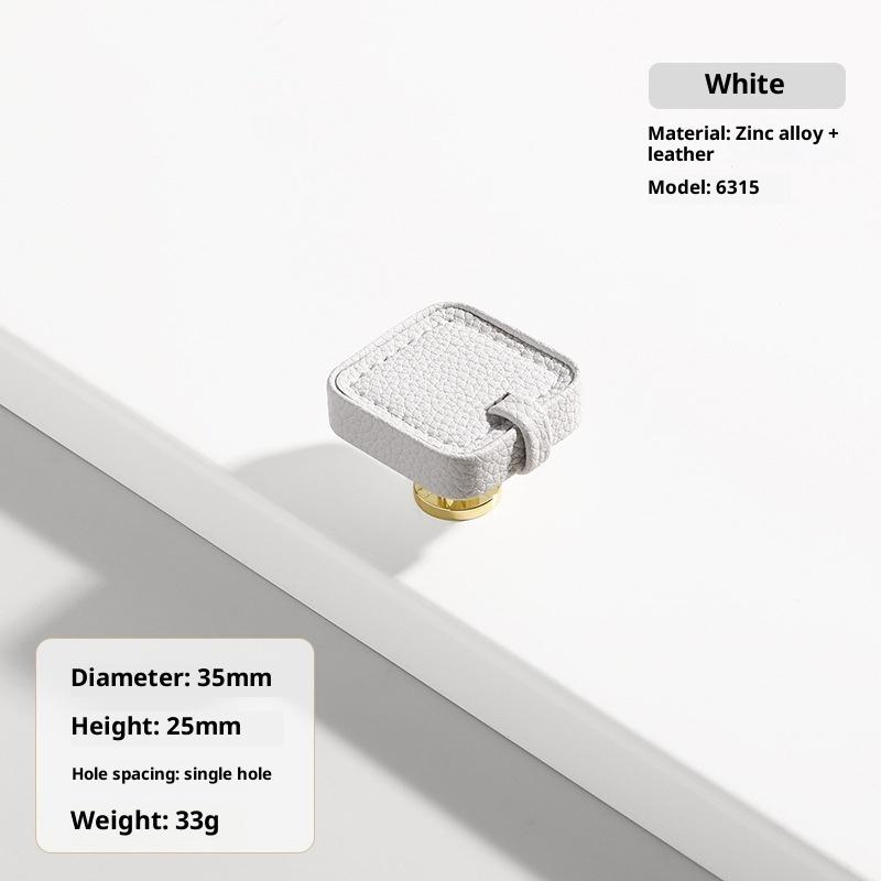 Ручки и ручки для обувного шкафа из цинкового сплава с кожаной ручкой, кухонные ручки для дверей шкафа, ручки для ящиков, мебельная фурнитура