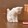 1PC Resin Cats Ornament Kitten Figurine Animal Miniature Fairy Garden Doll House Decoration DIY Micro Landscape Home Decoritions