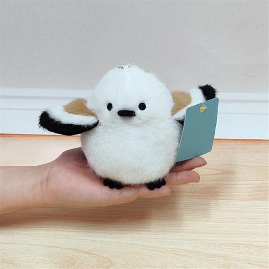 Милый плюшевый кулон в виде птицы, мягкая плюшевая игрушка, попугай, кряква, утка, брелок, плюшевый аксессуар для рюкзака, подарок для детей, любителей птиц