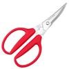 Shimomura Kihan Kitchen Curved Blade In Cuts Cleanly with Light Hurt Your for Stainless Mama Tsubame 36781 Scissors, [Made Japan] Force, Non-slip,