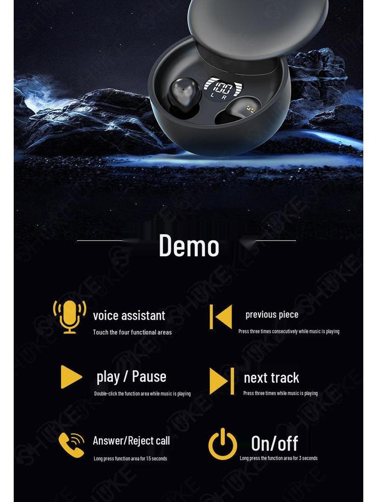 Новые беспроводные Bluetooth-наушники SK26 для сна, вкладыши - Высокое качество звука
