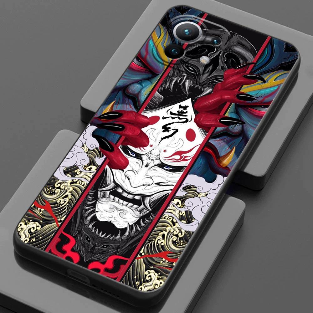 Red Sun японский самурай демон арт аниме чехол для Xiaomi Mi 9 9se 8 10 10T A2 Lite 10S 9T CC9 Note 10 Pro 9Lite 5G чехол Fundas