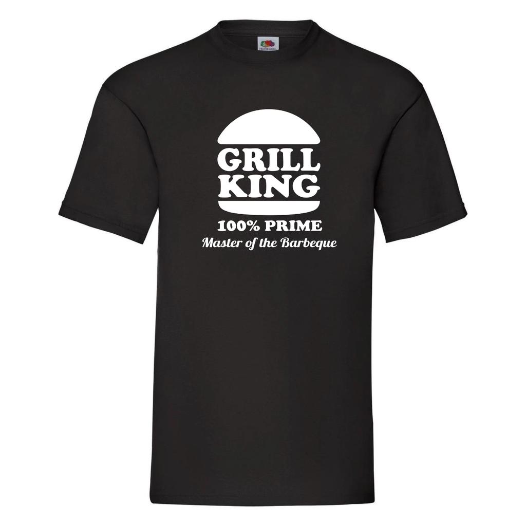 Grill King BBQ T Shirt, Funny Barbeque TShirt, BBQ gift t-Shirt, Gift for him