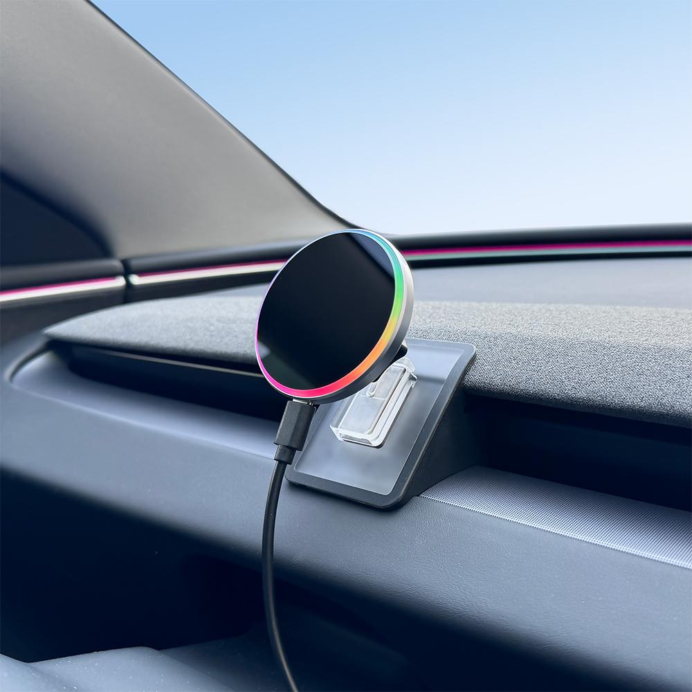 TESY Car Cell Phone Holder Support Mount Bracket Vent Clip For Tesla Model YL Y Juniper Launch 2026 2025 Model 3 Highland 2024