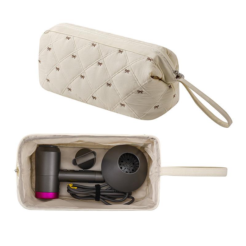 Hair Dryer Storage Bag Large Capacity Travel Cosmetic Bag  Multifunctional Hairdryer Storage Pouch Toiletry Storage Organizer