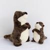 Adorable Otter Plush Toy Soft Closed Eye Stuffed Animal Kids Companion Cuddly