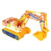 Excavator Toy with Transparent Gears, Music and Lights, ° Rotating for Kids