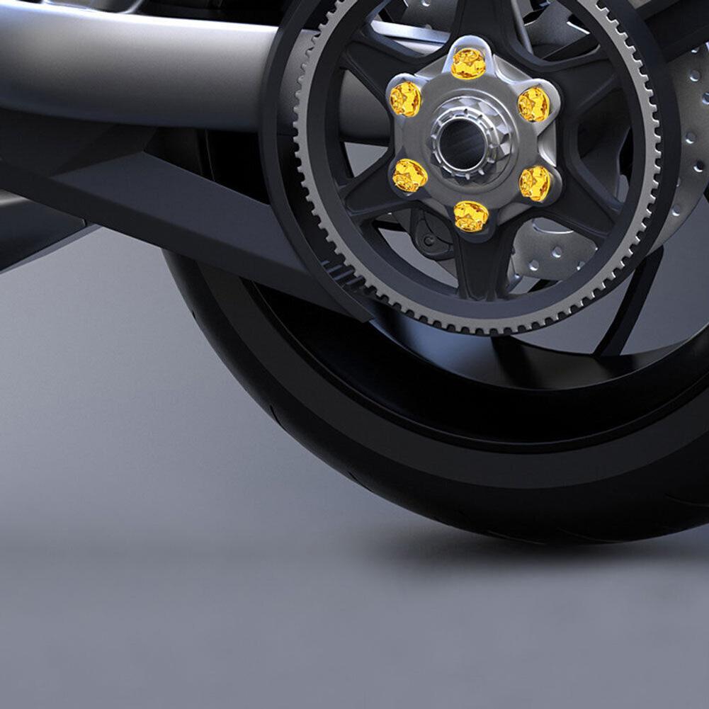 Universal Motorcycle Screw Cap Covers 30 Pieces Set for All Bike Models