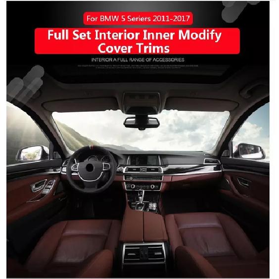 14x Center Control AC Air Button Cover Trim For BMW 5 GT 6 7 F10 F07 F01 F02 F06