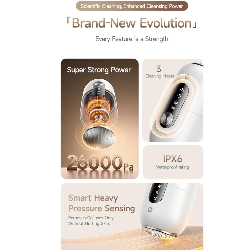Automatic Electric Foot Grinder USB Rechargeable Callus Remover Pedicure Tool Remove Dead Skin Cracked Heel Foot Care Gadget