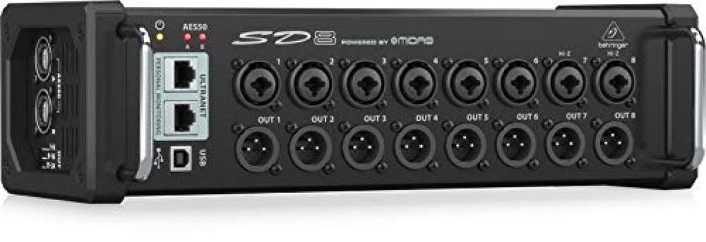 Behringer Stage Box AES50 соединение Совместимо с X32 Оснащено 8 предусилителями MIDAS Комбинированный разъем XLR Оснащено терминалом ULTRANET Стойка