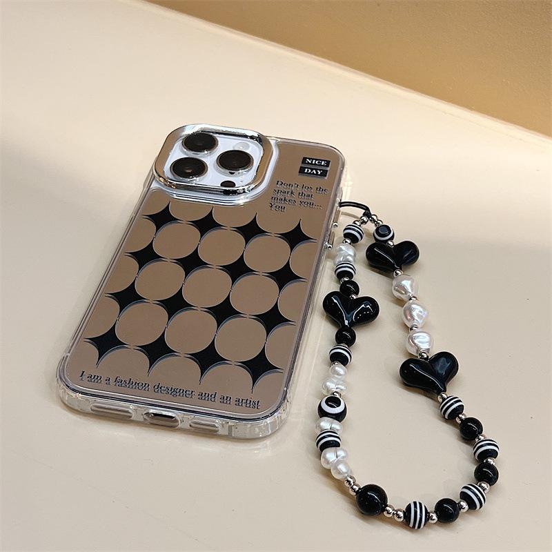 Чехол для iPhone Zhitai: 15, 12 и 14ProMax Стиль браслета-зеркала