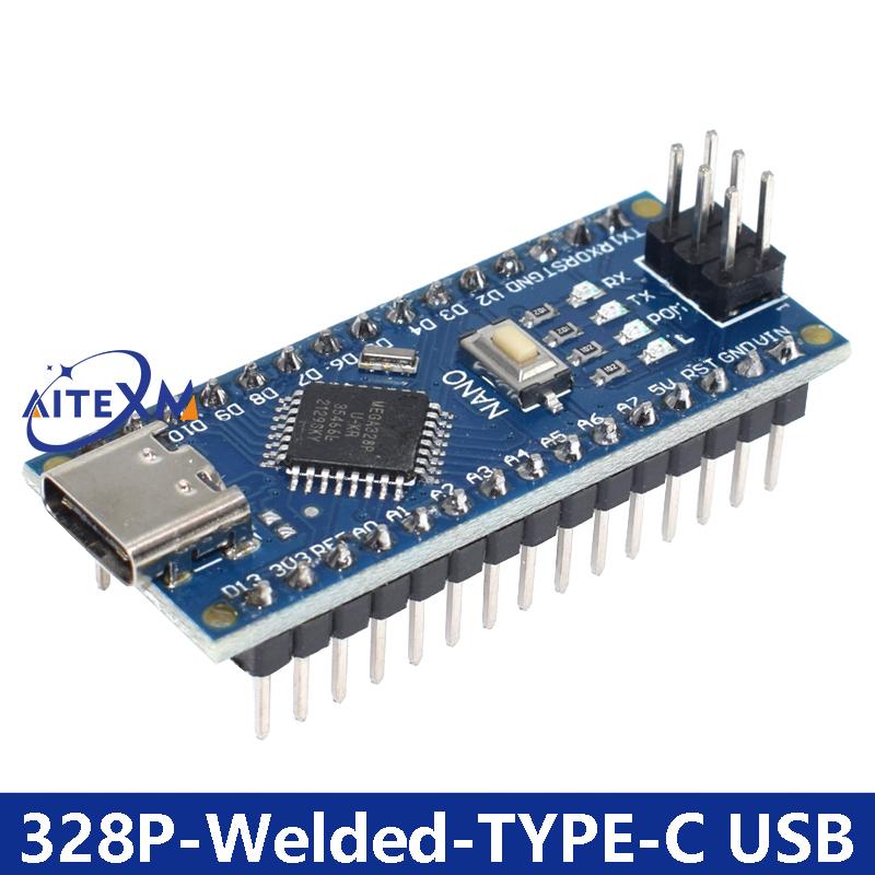 Mini / Type-C / Micro USB Nano 3.0 с загрузчиком совместимый Nano контроллер для arduino CH340 USB драйвер 16Mhz ATMEGA328P