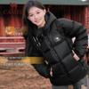 CAMEL Water Repellent Mid-Length Outdoor Down Jacket