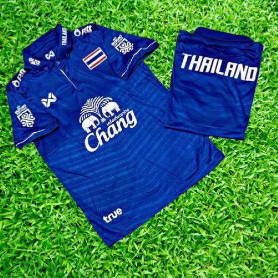 ТАИЛАНД Национальный футбол Футбольная тренировка ДЖЕРСИ CHEER Фанатская версия Быстросохнущая рубашка Поло Полиэстер Униформа с короткими рукавами Логотип слона Спорт на открытом воздухе