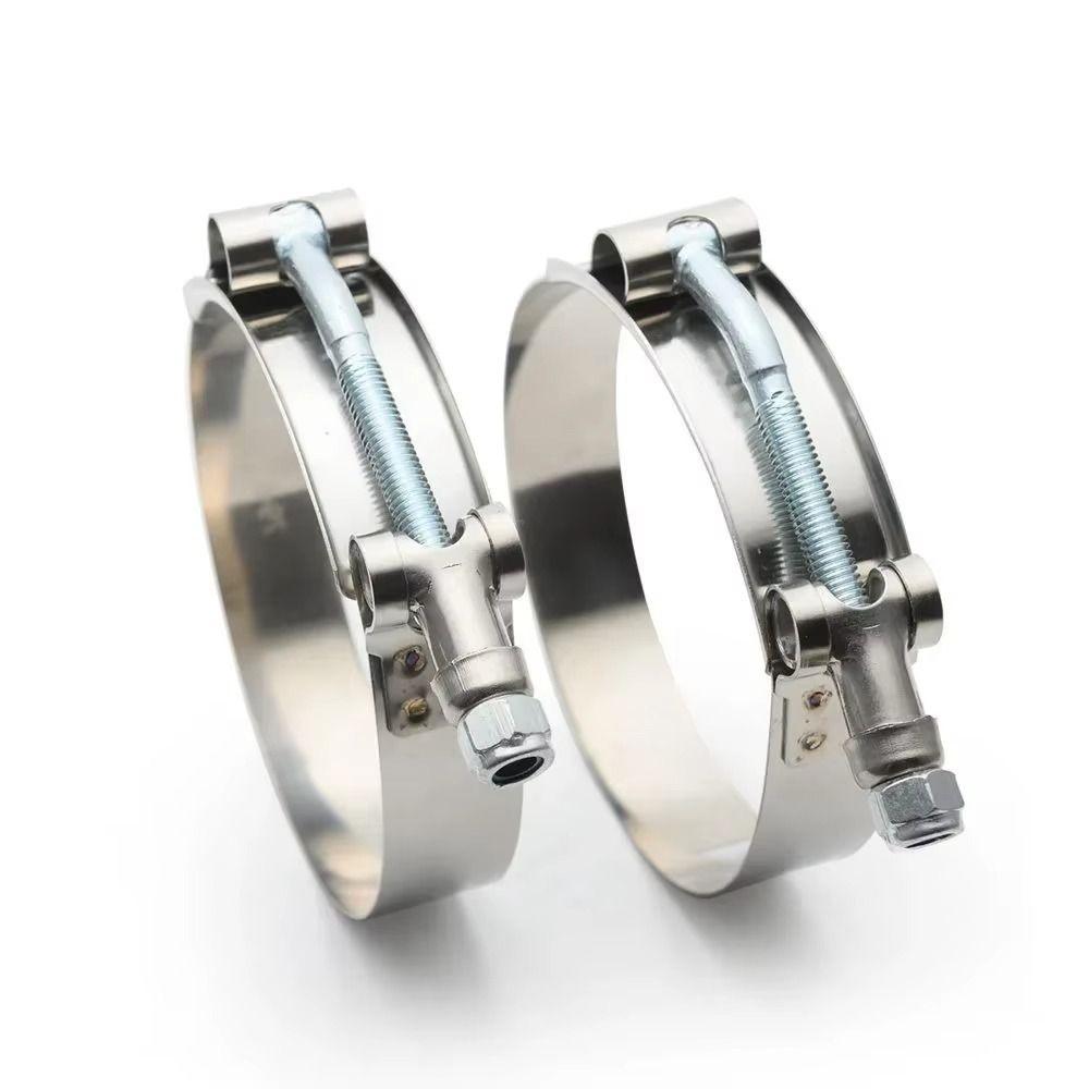 Stainless Steel T-Bolt Clamp Universal Hose Coupler Reliable Hose Clamps