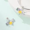 New Summer Day 925 Silver Seaside Sailboat Coconut Tree Sunglasses Camera Charms Beads Fit DIY Silver Bracelets Jewelry