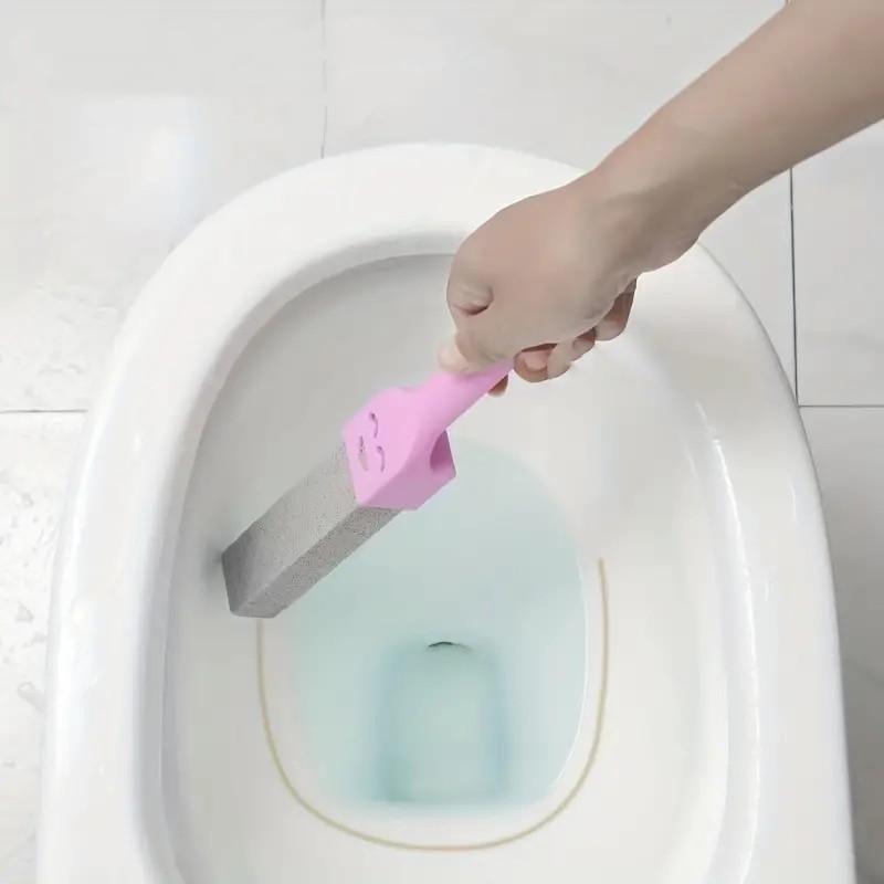 Pumice Stone Toilet Bowl Cleaner - Ergonomic Handle, Perfect for Bath & Pool Stains Removal, No Power Needed, Essential Household Cleaning Tool