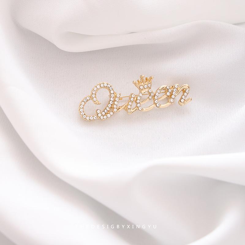 Элегантная брошь в виде золотого жемчужного колоса: Универсальный, Высококлассный Аксессуар для Женщин