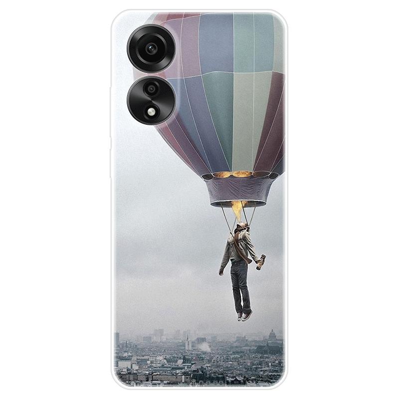 Для OPPO A58 A 58 4G чехол Мягкая силиконовая задняя крышка Мультяшный чехол для телефона Разнообразие