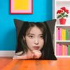 IU SINGER FASHION ACTOR Pillow Case Pillow Case Plush Fabric Soft Double Sided Print Home Sofa High Quality Cushion
