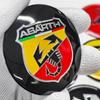 ESA4   4pcs 3D 56mm Car Wheel Center Sticker Hub Cap Decal Emblem For Fiat Abarth 500 Ducato Panda Talento Linea Idea Spider Cronos