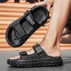 Slippers men's summer outer wear thick-soled non-slip wear-resistant trend sandals new outdoor sports large-size beach sandals men