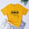 Jesus Is King Cotton TShirt Religious Christian Believer Gift Tshirt Catholic Unisex Church Religion Prayer Tee Shirt Top