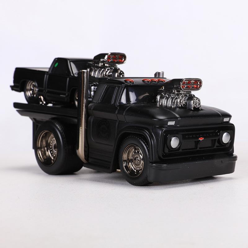 Майсто 1:64 MUSCLE TRANSPORTS 1966 Chevrolet C60 Бортовой/1993 Chevrolet 454 SS Пикап Металлическая Модель Автомобиля
