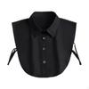 Women False Collar Black Portable Ladies Detachable for Uniforms Sweater Shirts