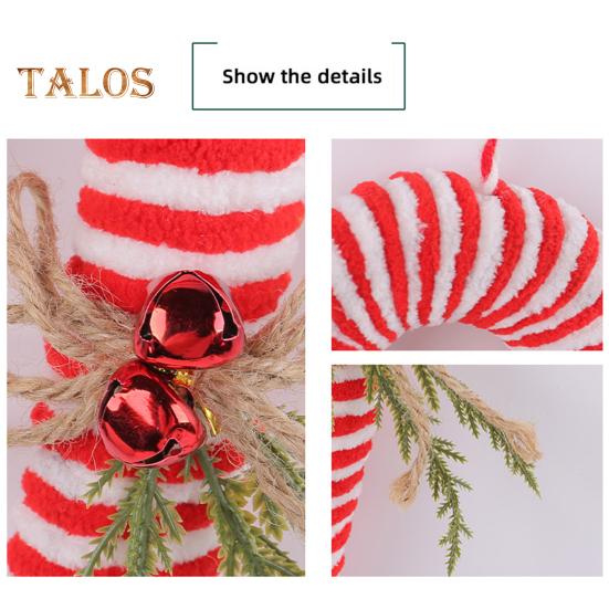 Рождественская елка, украшение в виде леденца, подвесные украшения в виде леденцов, подвеска на рождественскую елку для праздничных вечеринок