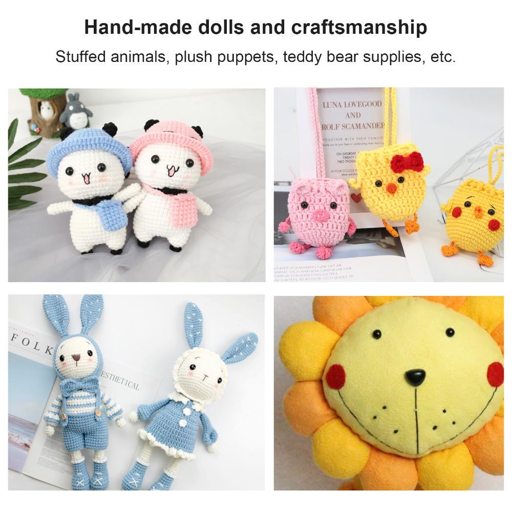 264pcs Colored Safety Eyes Plastic Eyes Various Sizes DIY Accessories Handmade Dolls