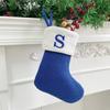 Christmas Stockings Small Embroidered Letter Knitted Xmas Hanging Stocking Decorations Christmas Party Decor