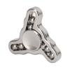 Fingertip Gyroscope Sensory Toy 3 Leaves Reduce Anxiety Smoothing Rotating Stainless Steel