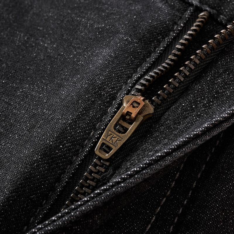 GIOVANNI VALENTINO Мужские джинсы прямого кроя свободного покроя стрейч