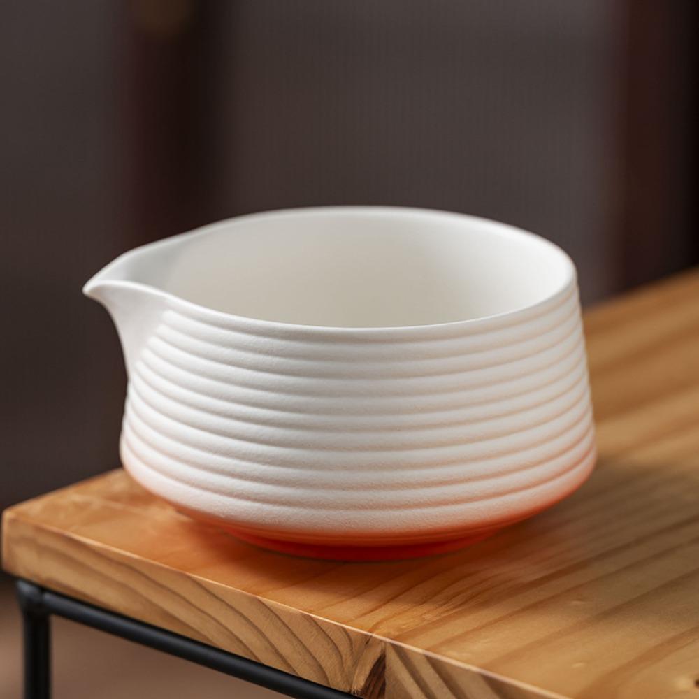 Gradient Color Matcha Bowl Ceramic Japanese Tea Cup New Matcha Whisk Holder Tea Lovers