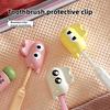 Toothbrush Head Protective Cover Dust-Proof Compact Design Portable Cartoon Cat Shaped