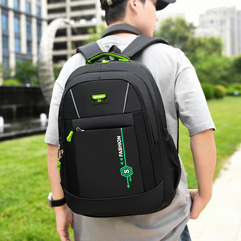 New Men's Large Capacity Backpack Casual Travel Outdoor Laptop Backpack Water-Resistant Multi-Functional Commuter Daypack