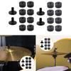 10x Cymbal Accessory Easy Installation Drum Accessories Cymbal Stand Felt Pads for Stage Concert Show Musician