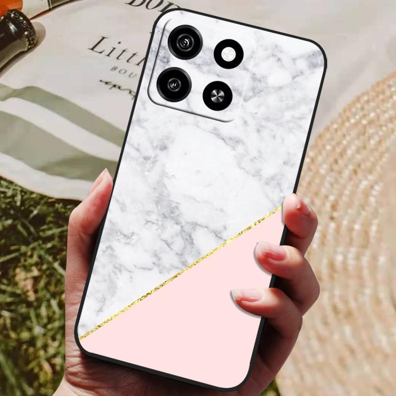 Чехол для ZTE Blade A35 BladeA35 BladeA55 Роскошный Расписной Силиконовый Задний Чехол для ZTE Blade A55 Чехлы Защитный Корпус Capas