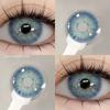 AMARA Blue Colored Contact Lenses Natural Look Green Eye Lenses Gray Contact Color Lenses Beauty Pupil Eye Cosmetics Yearly Use
