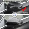 For Mercedes A-Class A180 2019-2025 Carbon Fiber Look Side Mirror Cover ABS Plastic Glossy Black Car Exterior Accessories